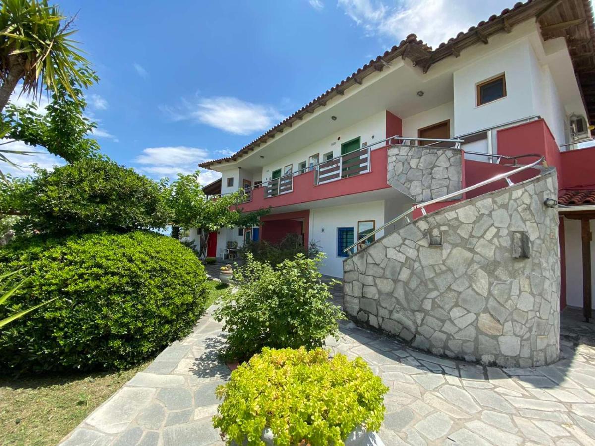 Marianna Sea View Afitos Apartment Bagian luar foto