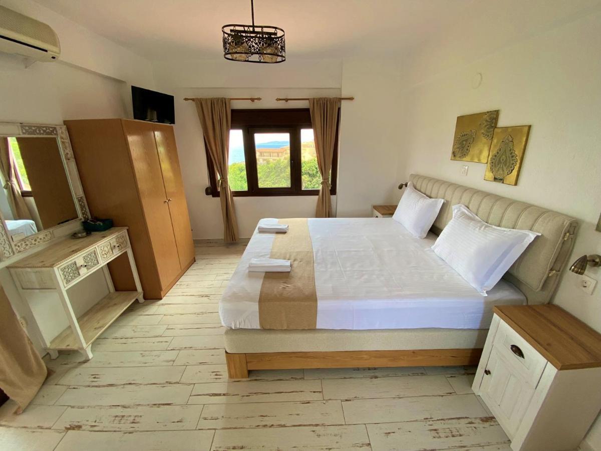 Marianna Sea View Afitos Apartment Bagian luar foto