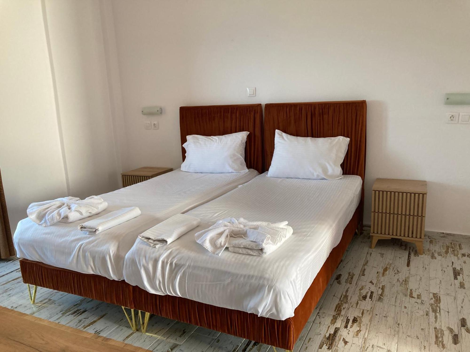 Marianna Sea View Afitos Apartment Bagian luar foto