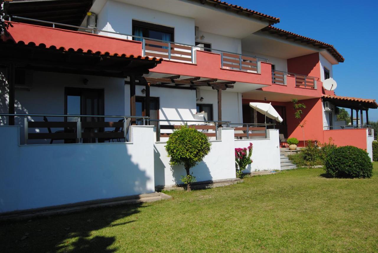 Marianna Sea View Afitos Apartment Bagian luar foto